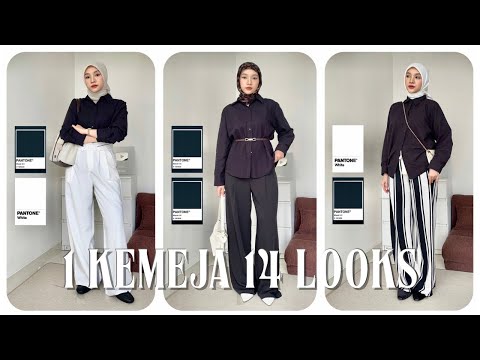 14 Look Kemeja Hitam | Rekomendasi Outfit Kerja, Kuliah, Hangout | Styling Kemeja Hitam