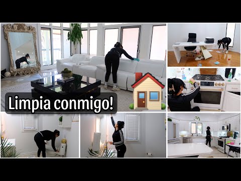 LIMPIA MI CASA CONMIGO!🥰 Nuestro Primer Limpia Conmigo en Esta Casa! 🏠