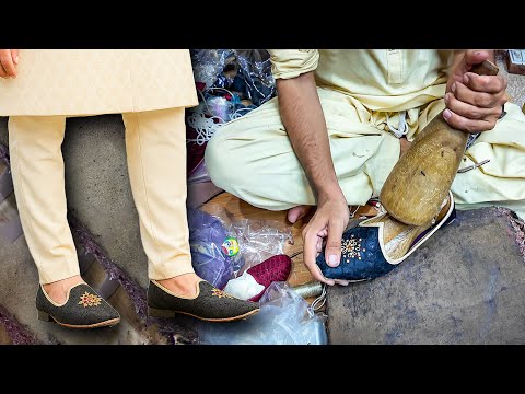 Handcrafted Desi Juttay | How to Make Handmade Desi Shoes