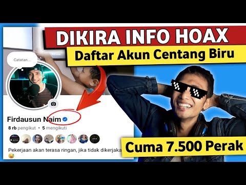 MURAH BANGET‼️ Cara Daftar Akun Verifikasi Facebook Terbaru 2025 Langsung Diterima