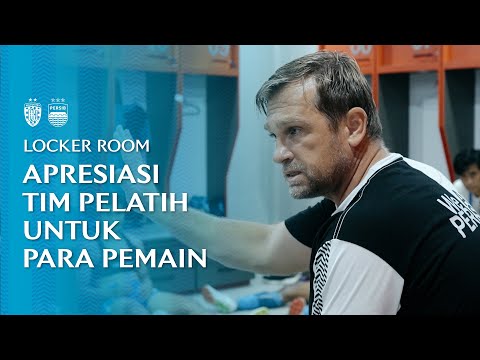 Tim Pelatih Berikan Apresiasi Kepada para Pemain di Akhir Laga | Locker Room vs Bali United