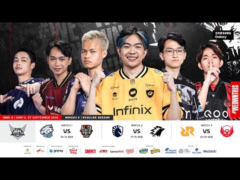 🔴 LIVE | MPL ID S16 | RS Hari 2 Minggu 6 | Bahasa Indonesia