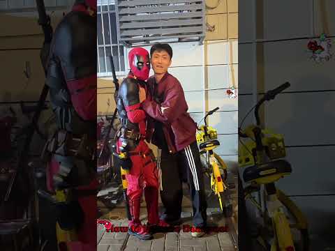 How to become Deadpool #deadpool #funny #foryou #cosplay #fyp