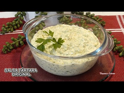 SALSA TÁRTARA ORIGINAL FÁCIL DE HACER Y MUY DELICIOSA