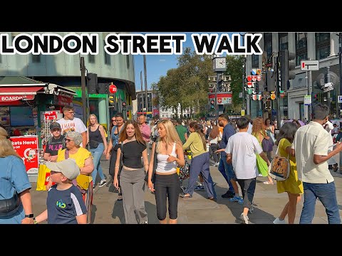 London City Tour 2024 | 4K HDR Virtual Walking Tour around the City | London Summer Walk 2024