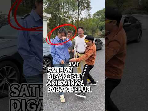 Sabuk Putih Dipanggil Satpam Bau ! Lihat Akibatnya ! #sokjago #shorts