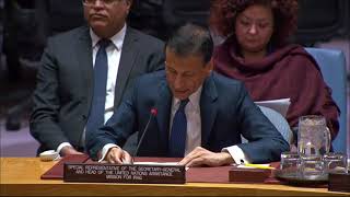 إحاطة الممثل الأممي الخاص الدكتور محمد الحسّان في الاجتماع 10055 لمجلس الأمن التابع للأمم المتحدة