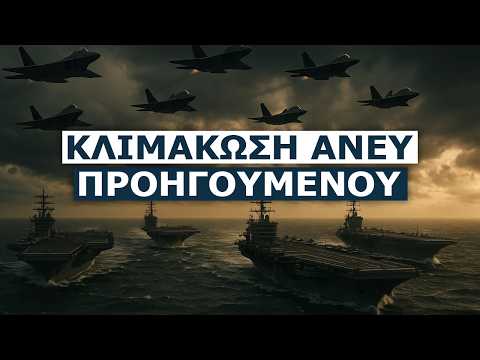 Για πρώτη φορά στην ιστορία οι ΗΠΑ αναπτύσσουν 4 αεροπλανοφόρα και 8 F-22A Raptor στη Μ. Ανατολή