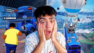 Me convertí en el CONDUCTOR DEL AUTOBÚS de Fortnite…