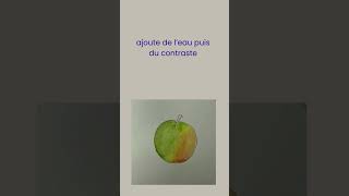 Ta pomme aquarelle manque de vie ? Fais ça...