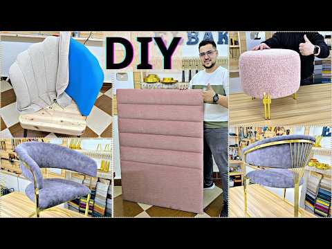 تحولات مذهلة في عالم الاثاث ;  شاهد كيف حولنا الكراسي و السرير الى قطع فنية  !"  DIY