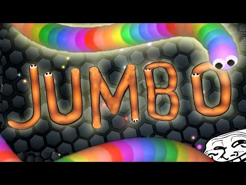 Jumbo PLAYS SLITHERIO - Slither.io Gameplay