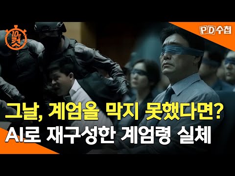 [PD수첩 10분 컷] 그날, 계엄을 막지 못했다면? AI로 재구성한 계엄령 실체 - 2025년 1월 7일 방송