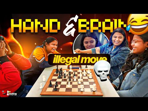 Illegal move in a Hand and Brain game? Samriddhaa and WIM Arpita v WIM Chandreyee and Mrittika