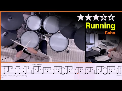 [Lv.08] Running  - 가호 Gaho | Start up Ost | Drum Cover with Sheet Music