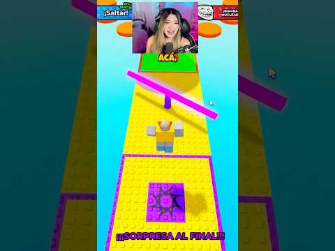 SI TOCO EL AMARILLO SE ACABA EL VIDEOS OBBY DIFÍCIL #monikflorezzz #shorts