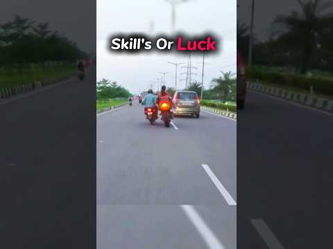 Luck Or Skill's 🥵 | Zx10r Crashed With Other Bike 🤯 | Cute Girl's Crazy Reaction 🤬 #trendingshorts