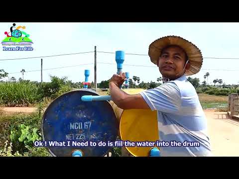 Amazing idea to make free energy water pump from river without electricity power #diy #freeenergy