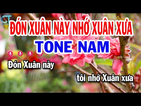 Karaoke Đón Xuân Này Nhớ Xuân Xưa Tone Nam ( Fm ) Nhạc Xuân Mới 2025 || Karaoke Tuấn Kiệt