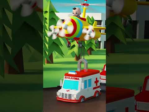 Helicopter Rescue Team: Adventure Time №2 | Cartoon City with Cars and Trucks