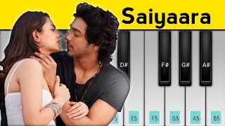 Saiyaara Piano Tutorial | Vishal Mishra & Hansika Pareek