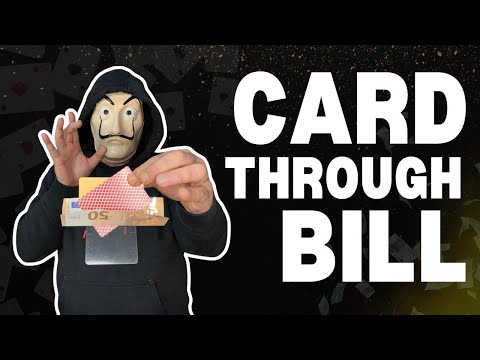 CARD THROUGH BILL TRICK EXPLAINED #tricks #foryou #magic #youtubeshorts #tutorial #shorts