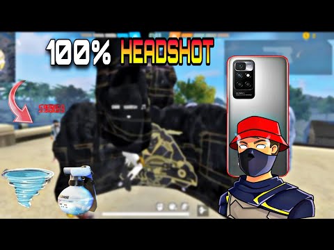 FREE FIRE HIGHLIGHTS REDMI 10 PRIME ⚡ Setting ⚙️ 99% Headshot Rate 🔥❤️ Default dpi 393° 🥵 90Hz 🔥