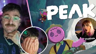 climbing, falling, and crying // peak with julia