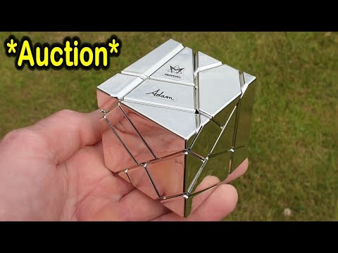 *Auction* Genuine Meffert's Silver Ghost Cube Auction - Metallised mint condition puzzle