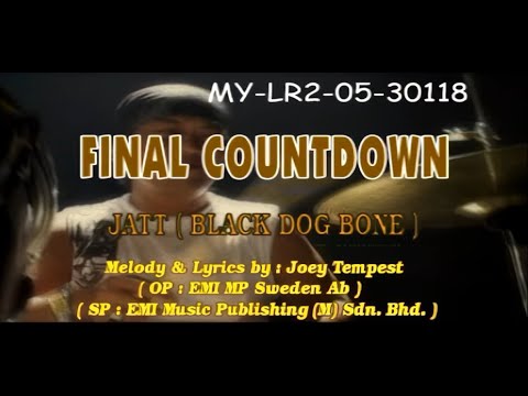 Jatt (Black Dog Bone) - Final Countdown (Official Karaoke Video)