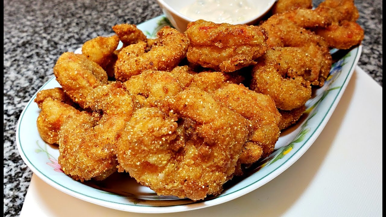 Easy Crunchy Fried Shrimp Recipe - Homemade Tartar Sauce