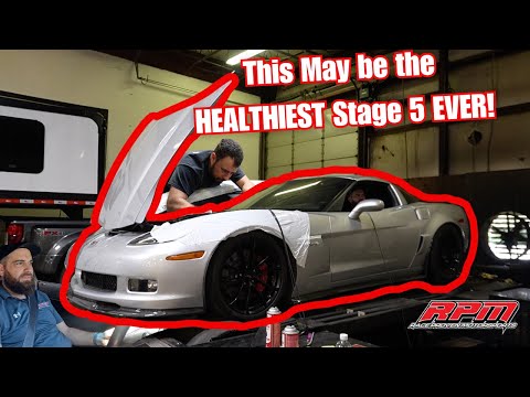 800RWHP On 6PSI RPM Stage 5 Supercharged C6Z!!