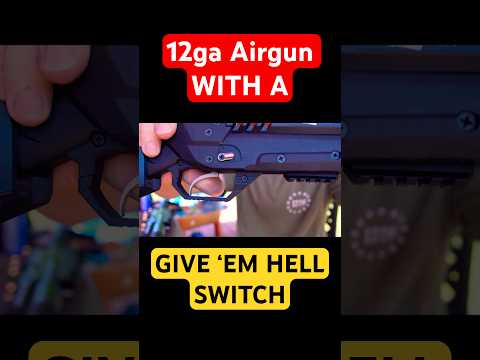 Select Fire 12GA Air Shotgun (Both Barrels, ONE Trigger Pull) #shorts #airgun #trending