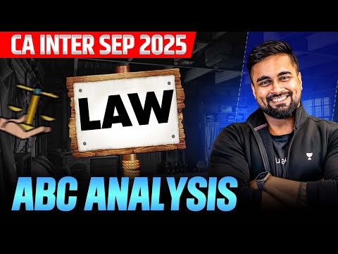 CA Inter Sep 2025 - Corporate and other laws ABC Analysis | CA Shantam Gupta #corporatelaw