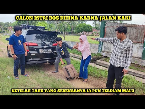 CALON ISTRI BOS DIHINA KARNA JALAN KAKI, SETELAH TAHU YANG SEBENARNYA IA PUN TERDIAM MALU