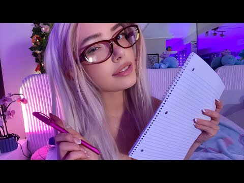 POV: The Nerdy Girl Has a Crush on You 📓 ASMR Roleplay