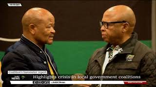 Coalition's barometer report | Crisis in local government coalitions highlighted