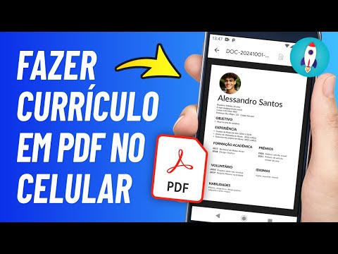 Como Fazer CURRÍCULO EM PDF no Celular (2024) - Grátis