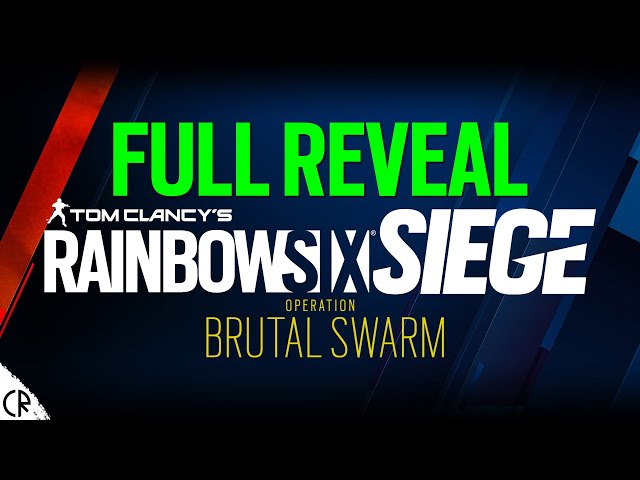 Brutal Swarm Full Reveal - New EMP, New Recoil, New Op - Rainbow Six Siege