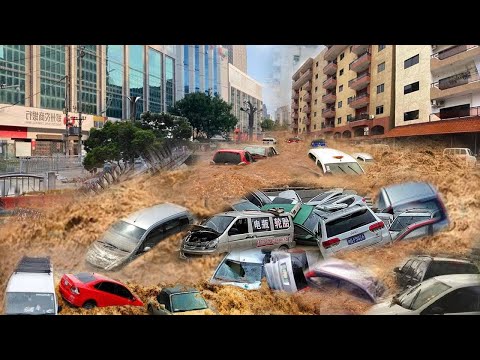 EXTREME RAIN Hits Catania, Italy - Streets TURN INTO RIVERS!