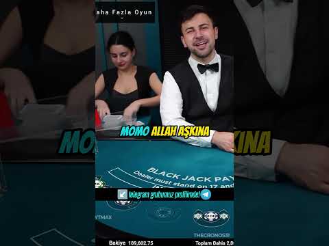 🤣 GÜLDÜ DEMEK Kİ VERECEK 🤣 | #blackjack #momoreis #shorts