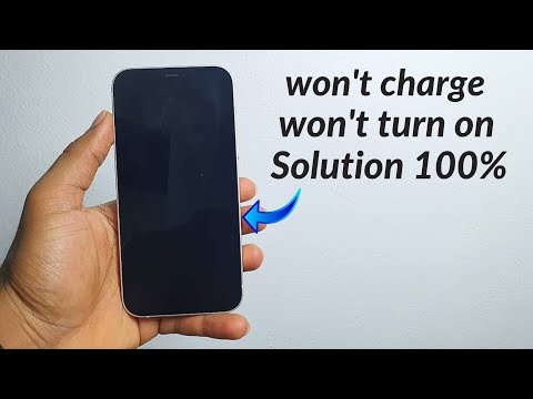 iPhone does not turn on - Does not charge - Black Screen - 100% Solution
