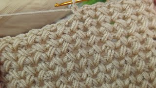 Wow!! Easy crochet baby blanket model #crochet #knitting 