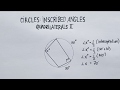 Inscribed Angles and Circle Properties