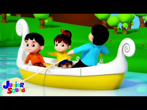 Row Row Row Your Boat, Nursery Rhymes and Songs for Kids