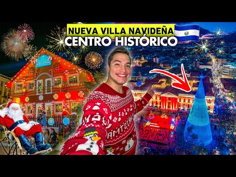 Ya ABRIERON la VILLA NAVIDEÑA del CENTRO HISTÓRICO de San Salvador 🇸🇻🎅🏻 ¡Gratis!