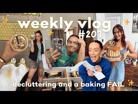 decluttering, baking FAIL & ASMR order packing 🥰 WEEKLY VLOG #203 EmmasRectangle