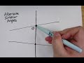 Exploring Angles Formed by a Transversal
