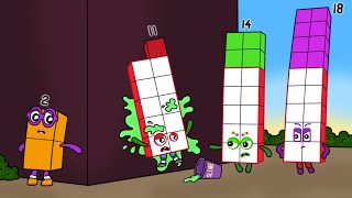 This is your final warning, Numberblocks 11 - Numberblocks fanmade coloring story