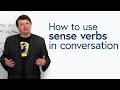 Understanding Sensory Verbs and Imperatives